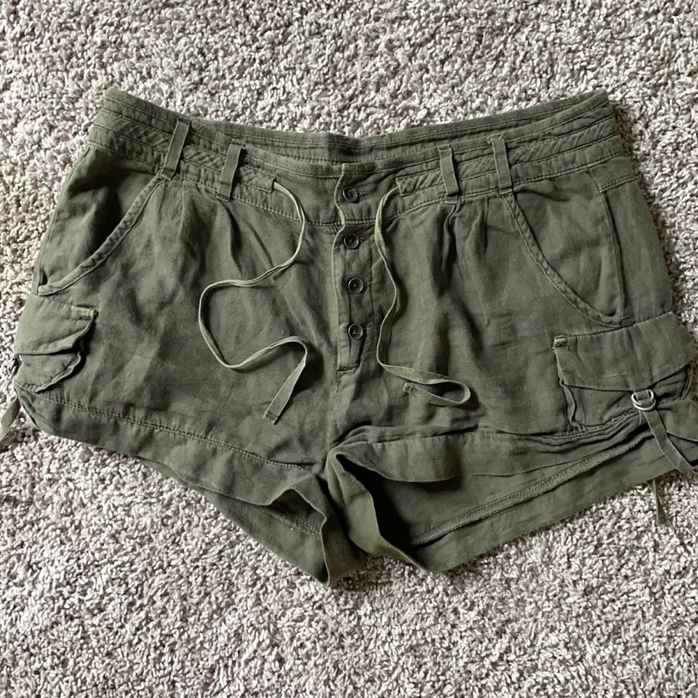 Free People cargo shorts size 8